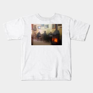 Mist inside the old café - Florina Kids T-Shirt